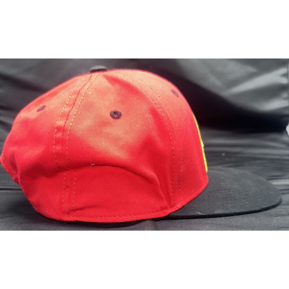 Dc Comics Originals The Flash Logo Embroidered Snapback Hat Red/Black Adjustable - Picture 6 of 10